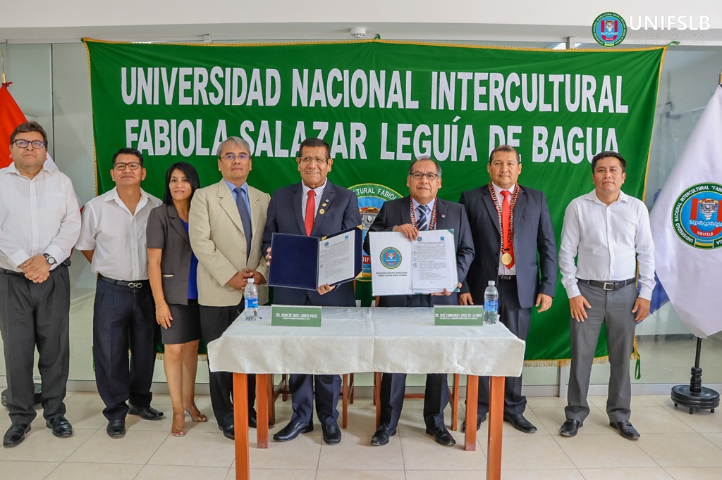 Universidad Nacional Intercultural Fabiola Salazar Leguía de Bagua y Universidad Nacional de Jaén fortalecen la Cooperación Interinstitucional